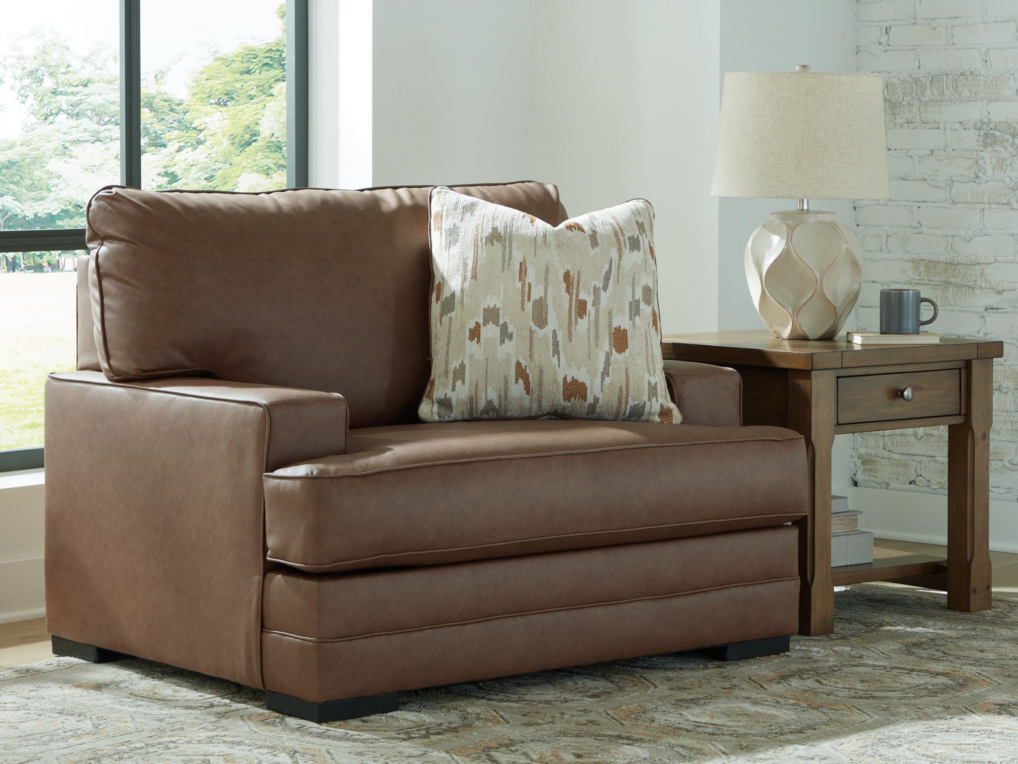 VillaCourt - Caramel - Chair And A Half - Urban Living Furniture (Los Angeles, CA)