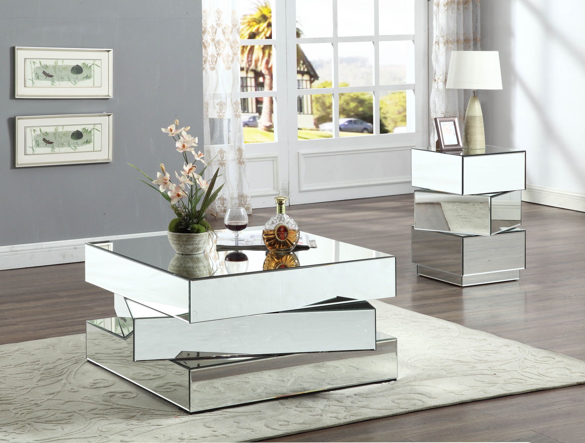 Haven - Coffee Table - Pearl Silver - Urban Living Furniture (Los Angeles, CA)