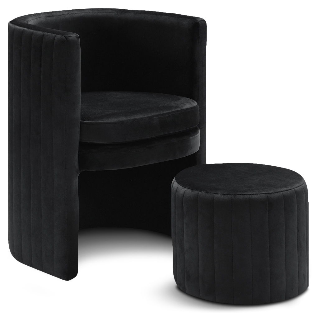 Selena - Accent Chair and Ottoman Set - Urban Living Furniture (Los Angeles, CA)