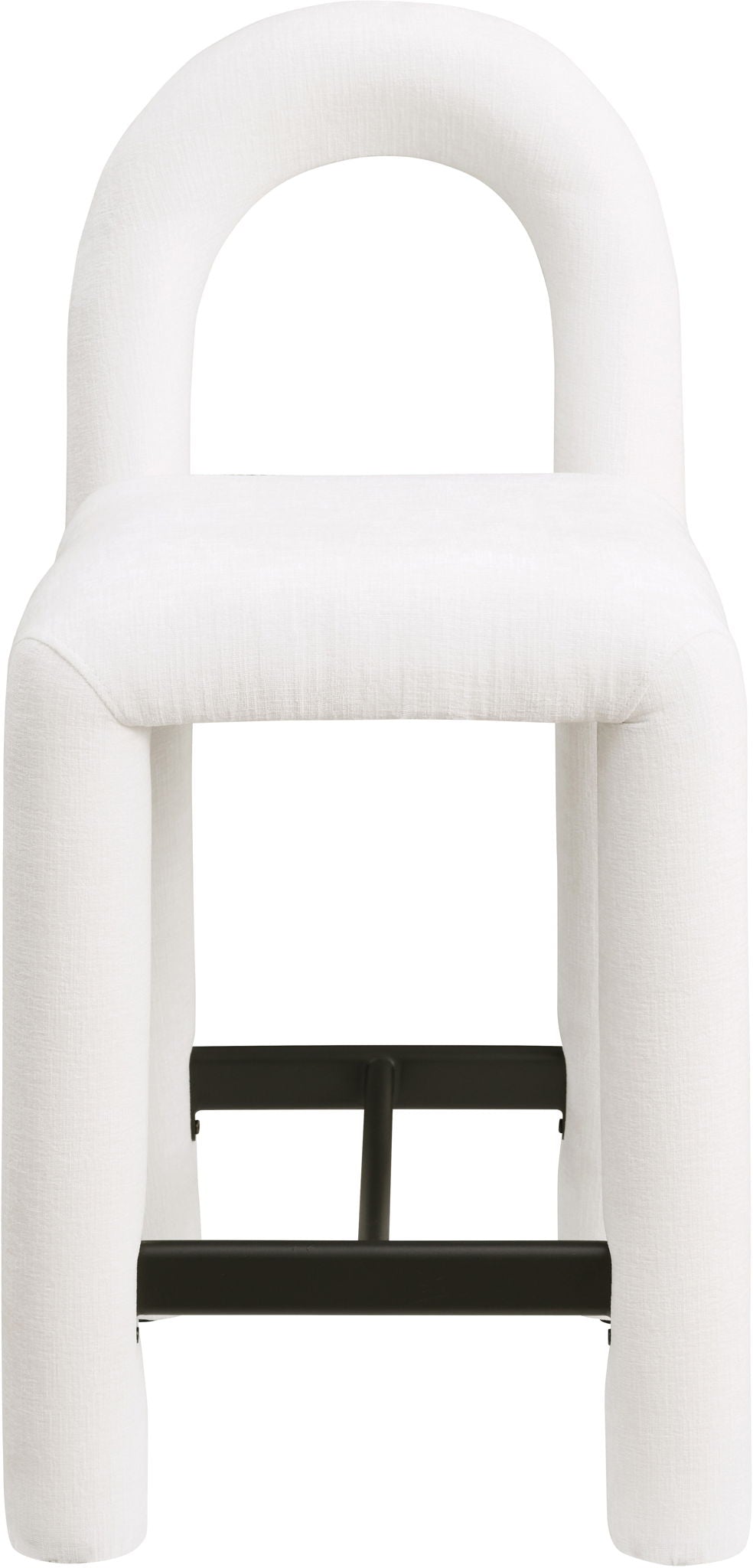 Amari - Chenille Fabric Stool - Urban Living Furniture (Los Angeles, CA)
