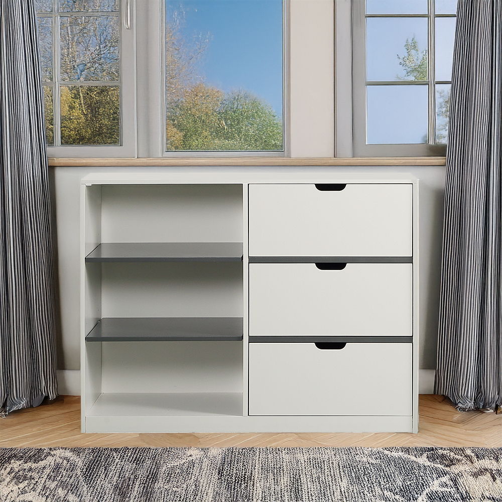 Ratana - Cabinet - Gray & White - Urban Living Furniture (Los Angeles, CA)
