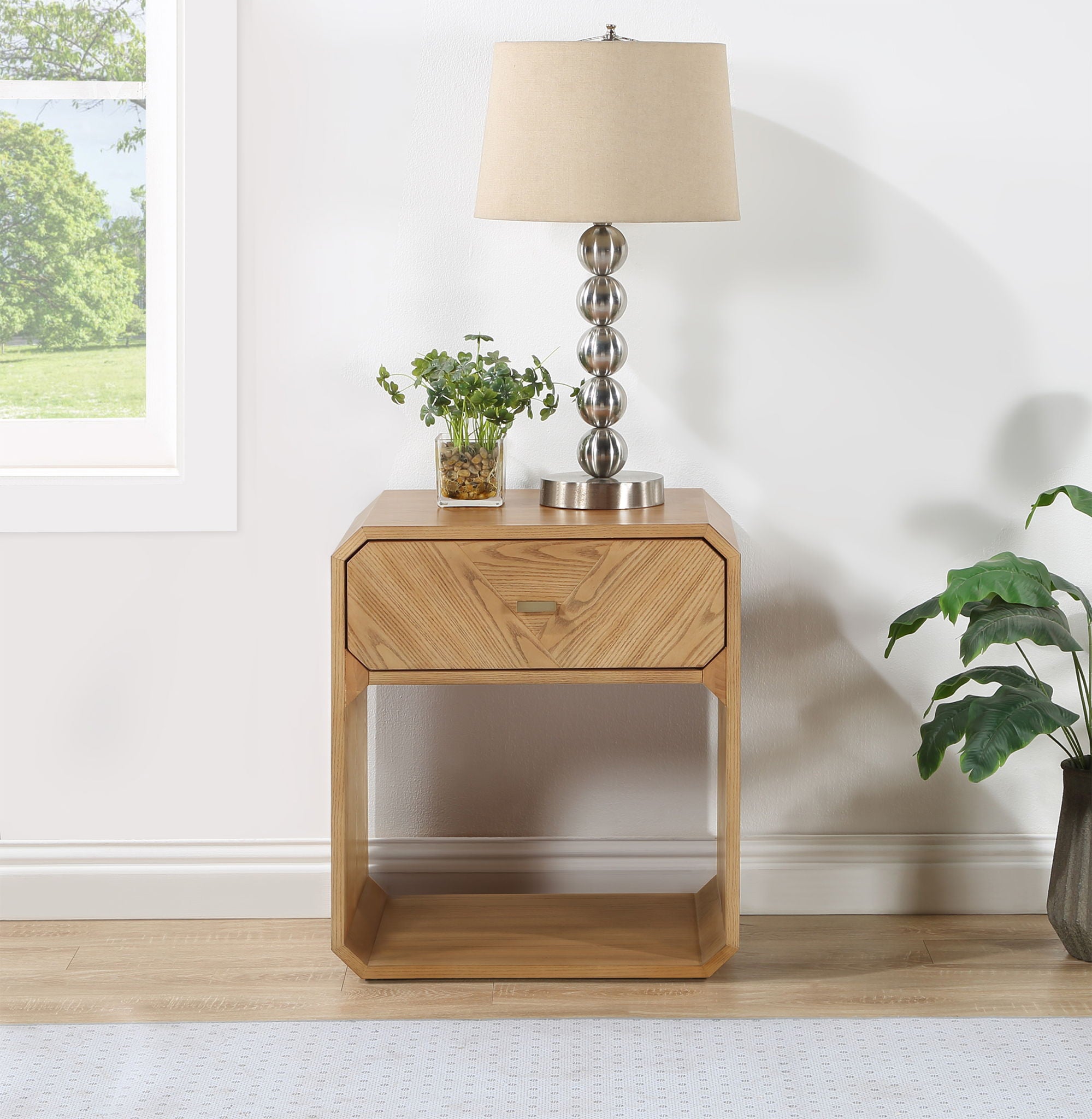 Parker - Ash Veneer Nightstand - Urban Living Furniture (Los Angeles, CA)