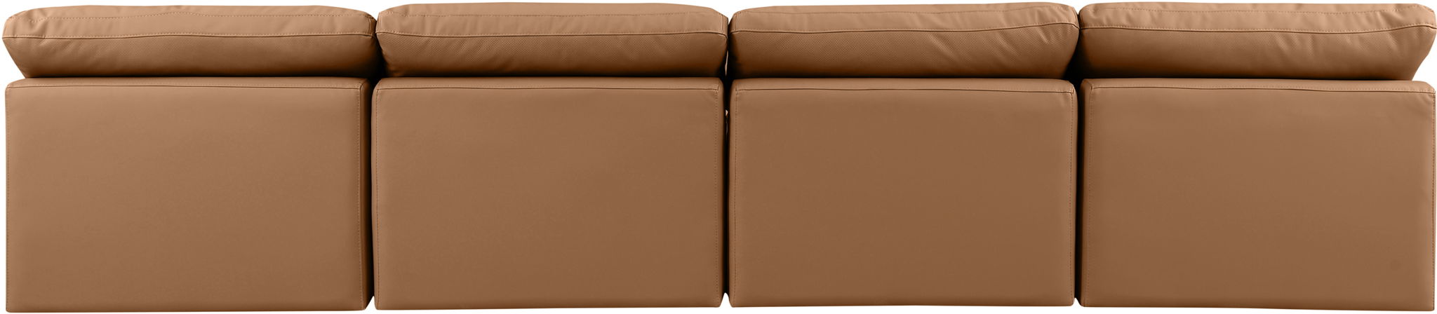 Indulge - Faux Leather 4 Seat Modular Armless Sofa - Urban Living Furniture (Los Angeles, CA)