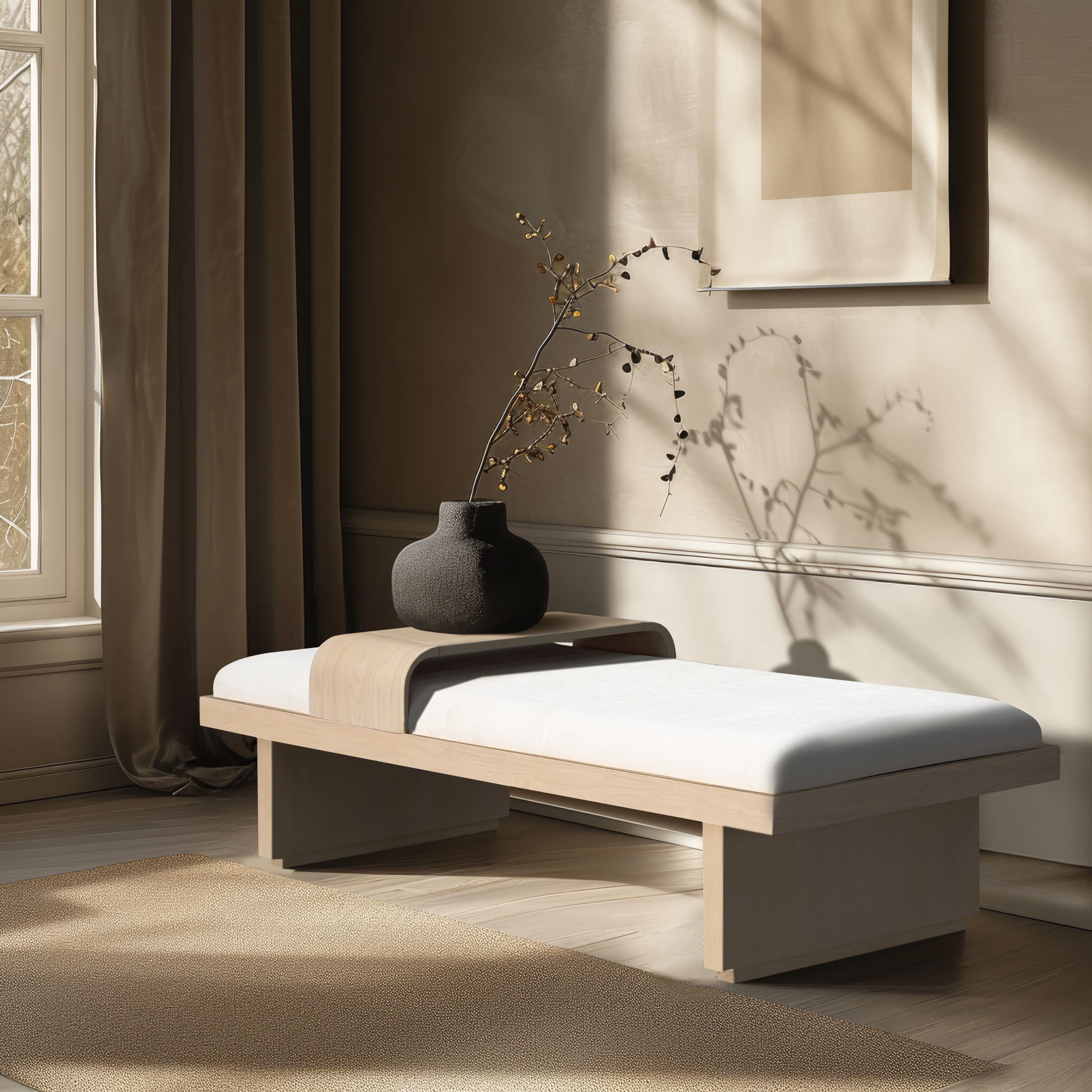 Arlington - Bench - Natural Base