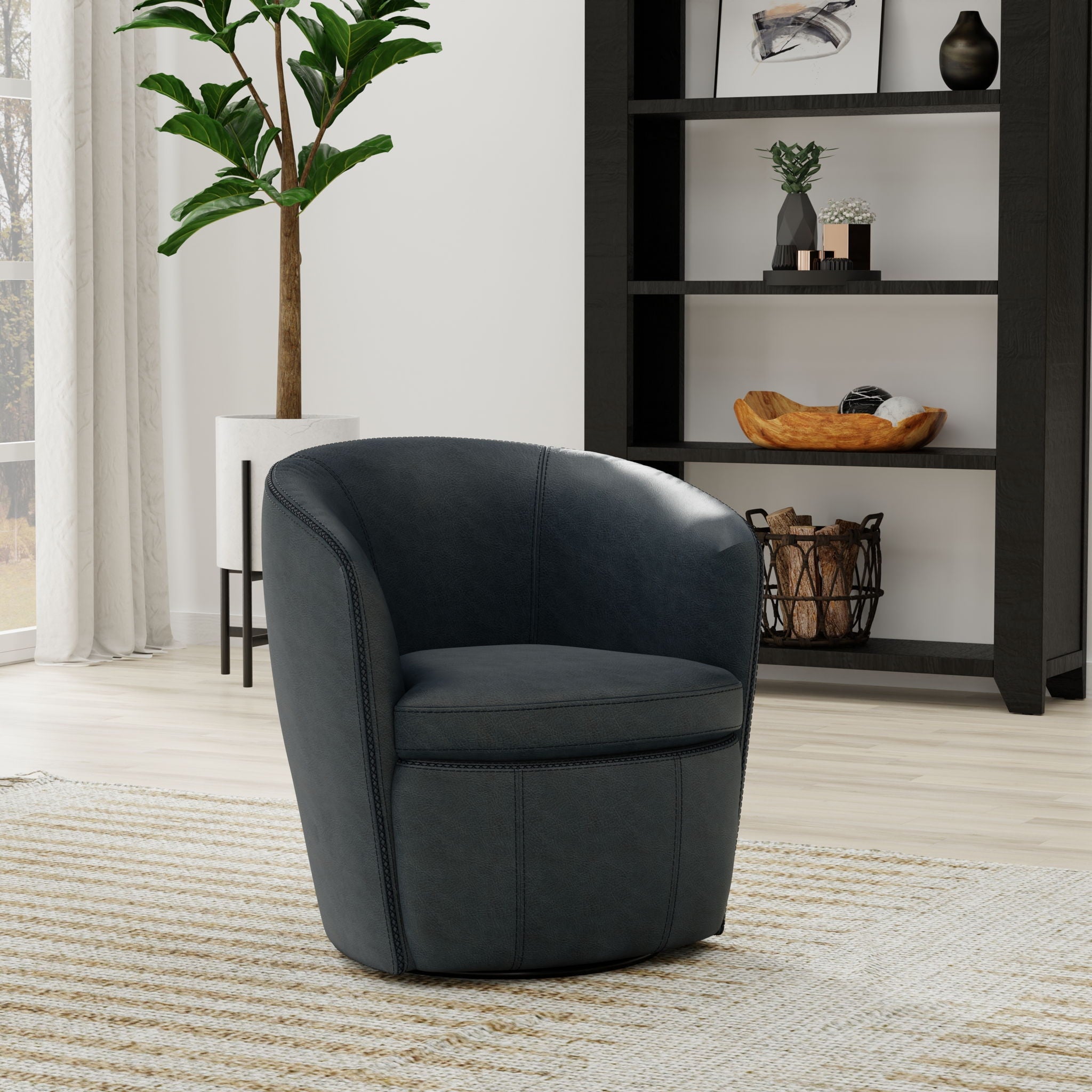 Barolo - Swivel Club Chair - Urban Living Furniture (Los Angeles, CA)