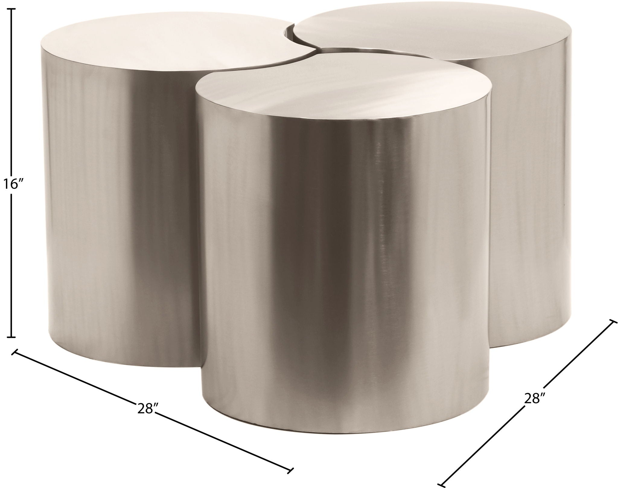 Dimple - 3 Piece Modular Coffee Table - Urban Living Furniture (Los Angeles, CA)