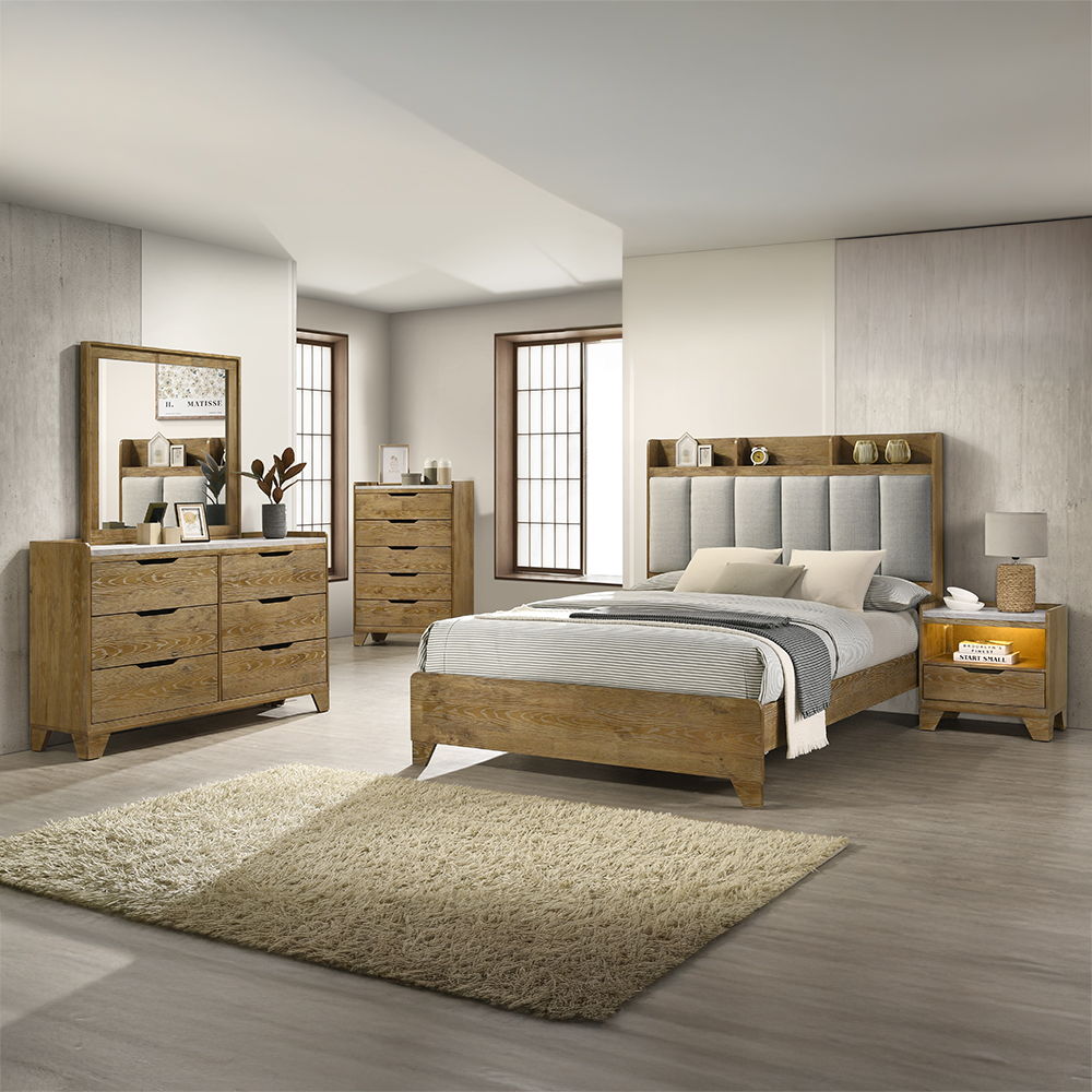 Garcia - Mirror - Light Brown - Urban Living Furniture (Los Angeles, CA)