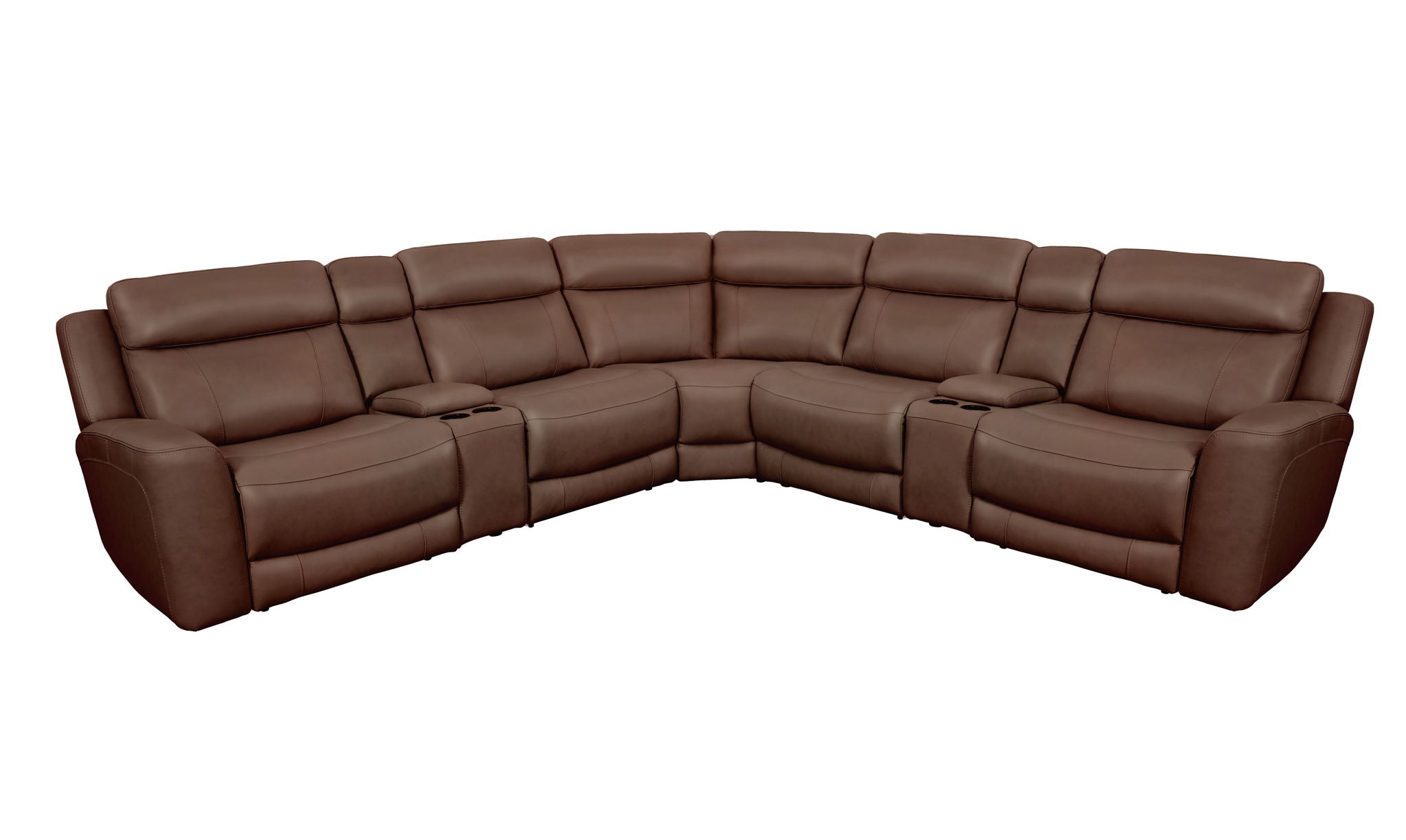 Calgary - Power Left Arm Facing Recliner P2 - Autumn Umber
