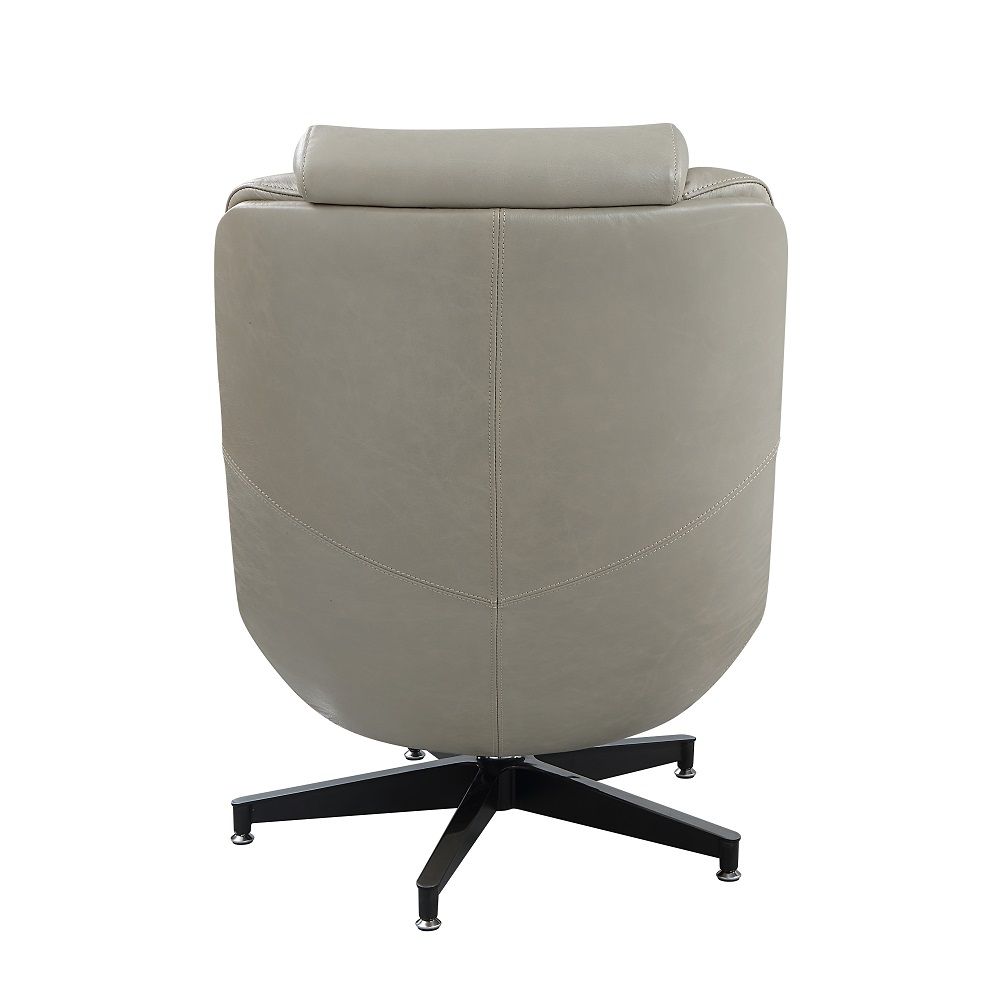 Piran - Accent Chair With Swivel - Twilight Top Grain Leather - Urban Living Furniture (Los Angeles, CA)