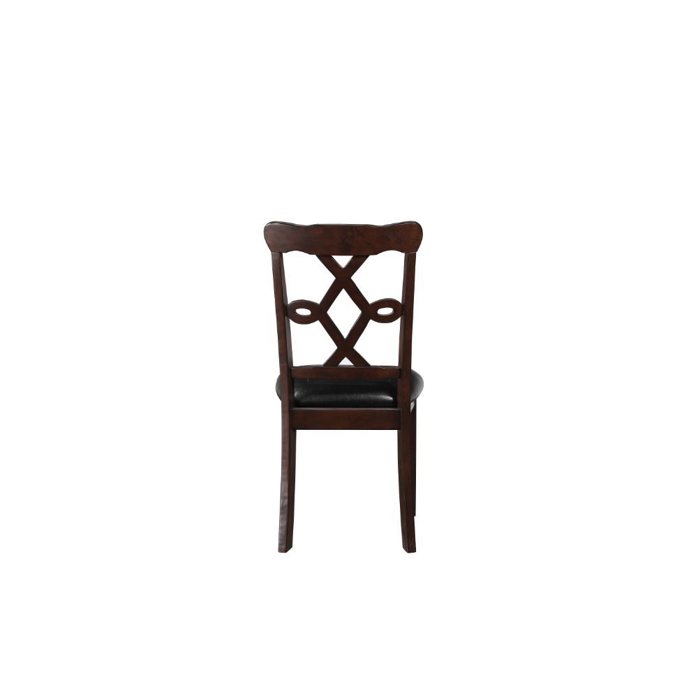 Ingeborg - Dining Table - Black PU & Espresso - Urban Living Furniture (Los Angeles, CA)