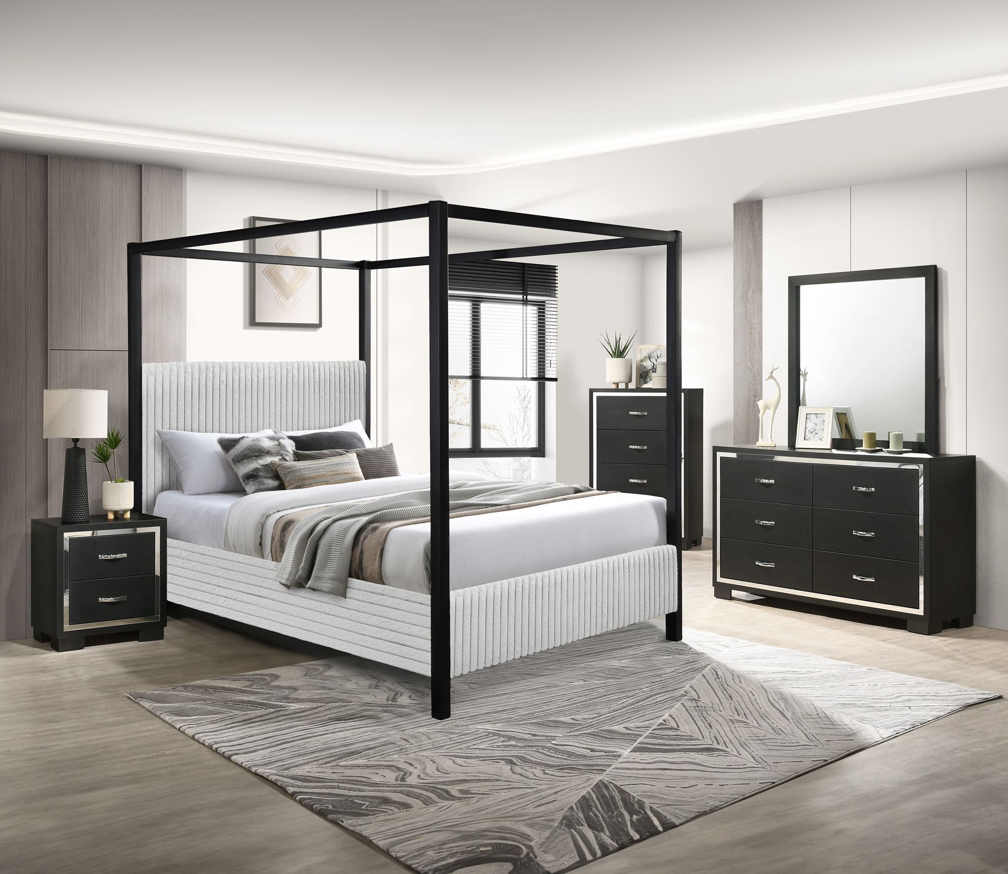 Cora - Canopy Bed - Urban Living Furniture (Los Angeles, CA)