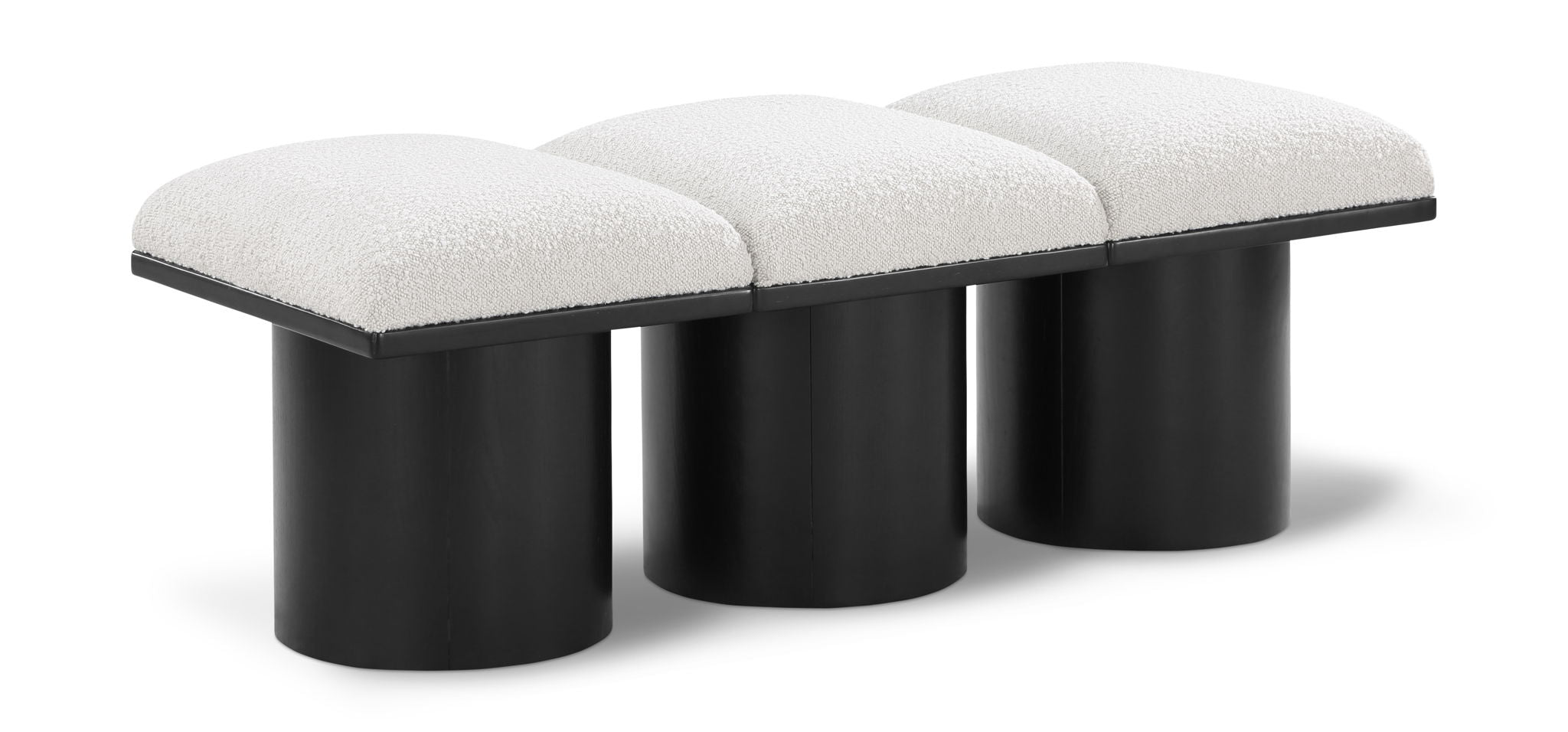 Pavilion - 3 Piece Modular Bench With Black Base - Urban Living Furniture (Los Angeles, CA)