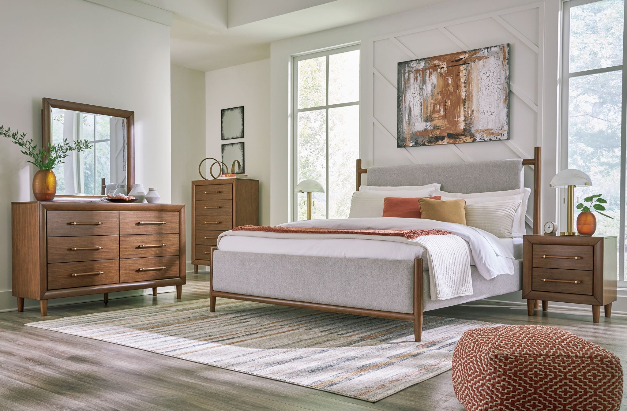 Lyncott - Upholstered Bedroom Set - Urban Living Furniture (Los Angeles, CA)