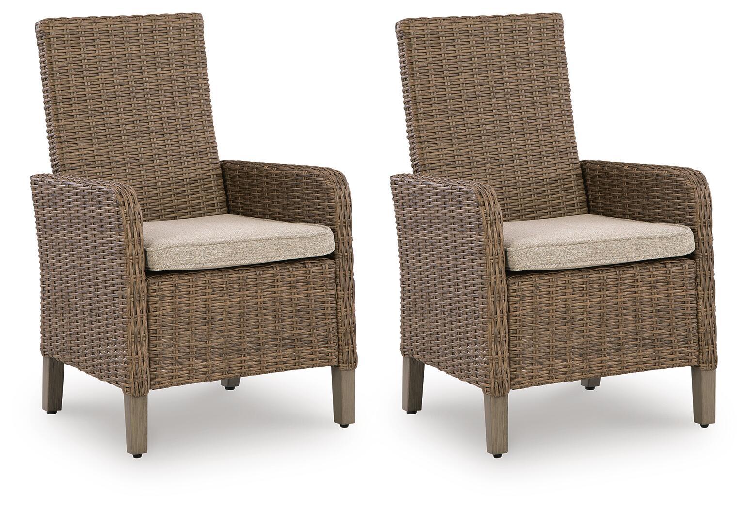 Laguna Heights - Arm Chair With Cushion (Set of 2) - Beige - Urban Living Furniture (Los Angeles, CA)