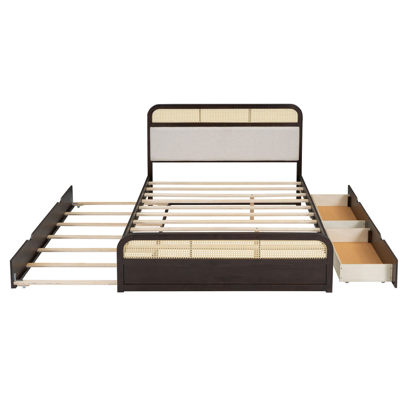 Platform Bed With Trundle And 2 Drawers - Urban Living Furniture (Los Angeles, CA)