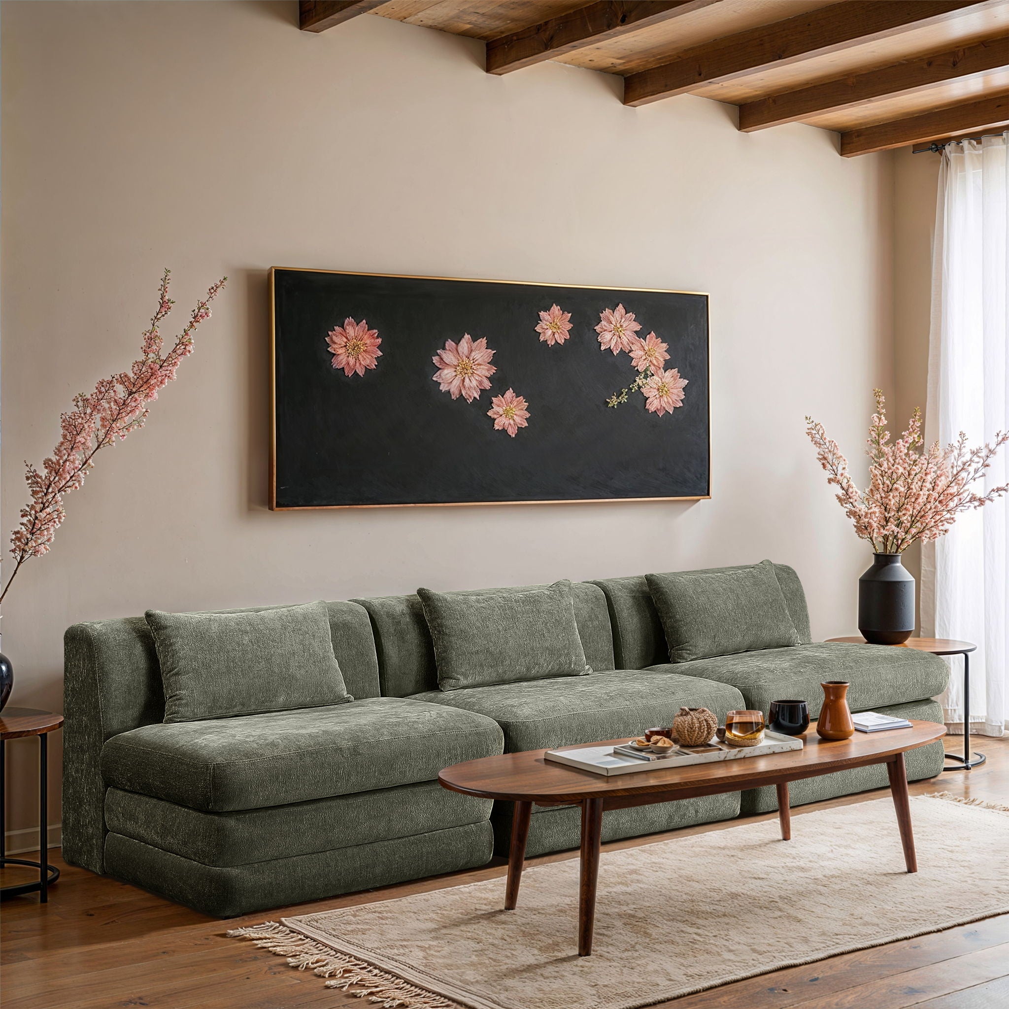 Stellar - 3 Piece 114" Upholstered Modular Armless Sofa - Urban Living Furniture (Los Angeles, CA)