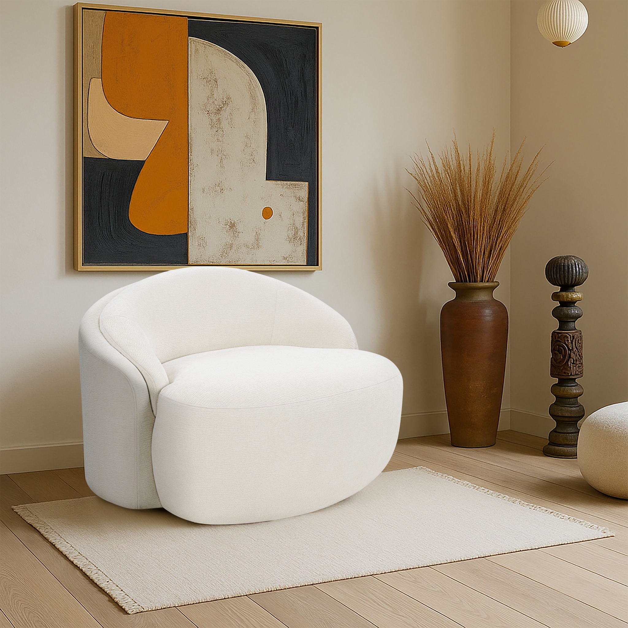 Caspian - Chenille Fabric Upholstered Chair - Urban Living Furniture (Los Angeles, CA)