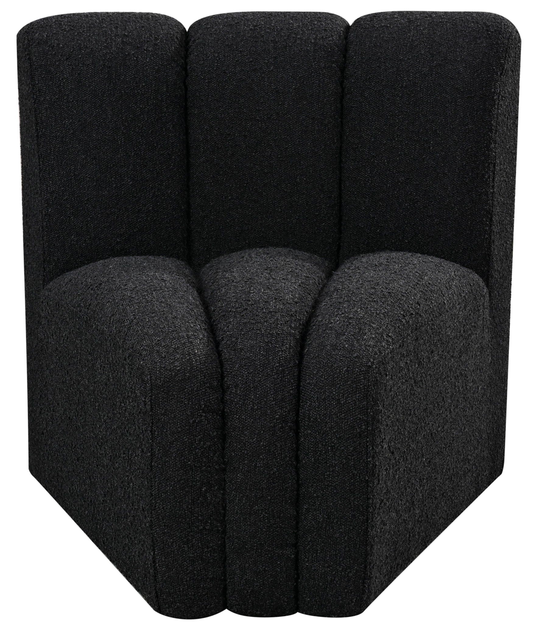 Arc - Boucle Fabric Curved Corner Chair - Urban Living Furniture (Los Angeles, CA)