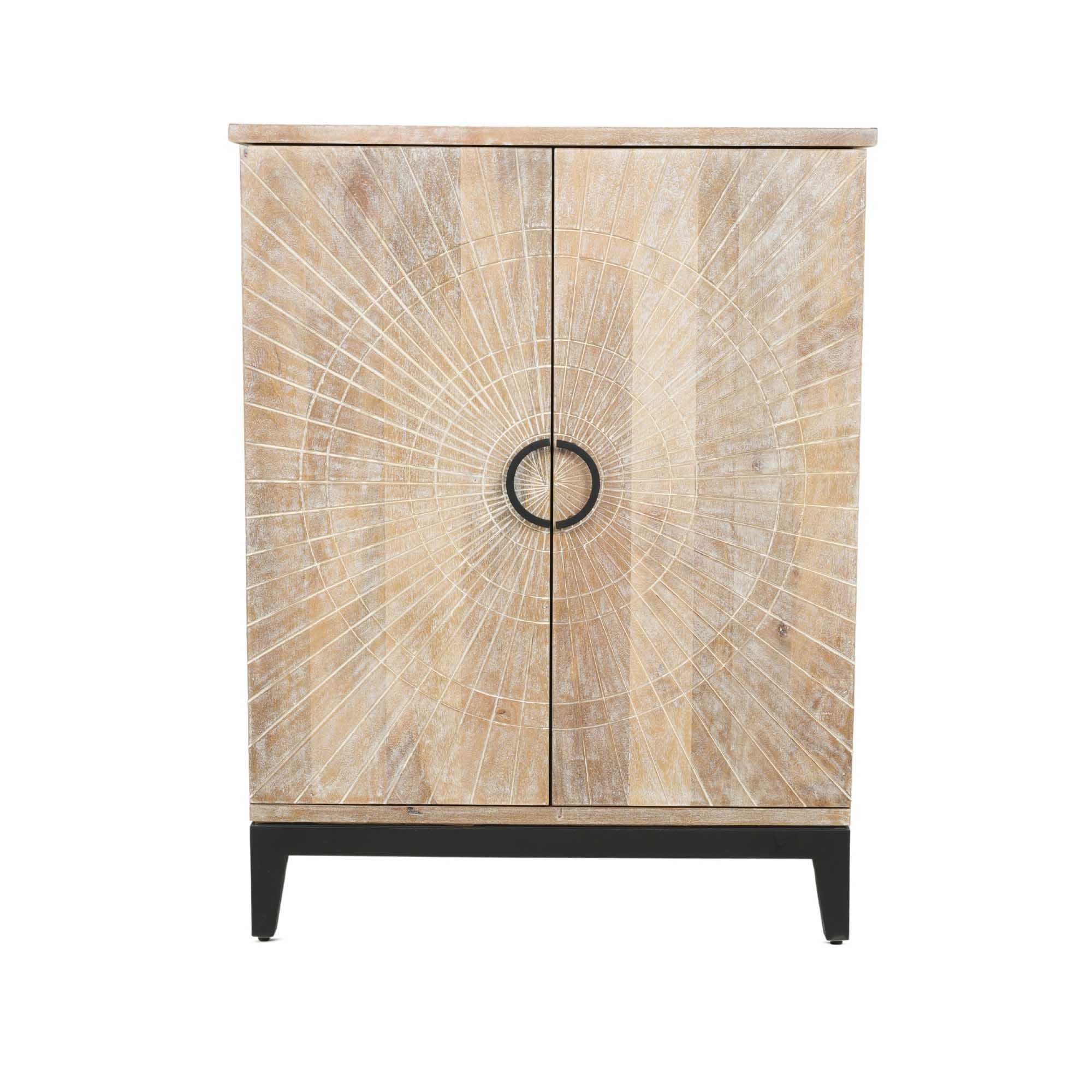 Carson - 36" Bar Cabinet - Biscuit Blonde - Urban Living Furniture (Los Angeles, CA)