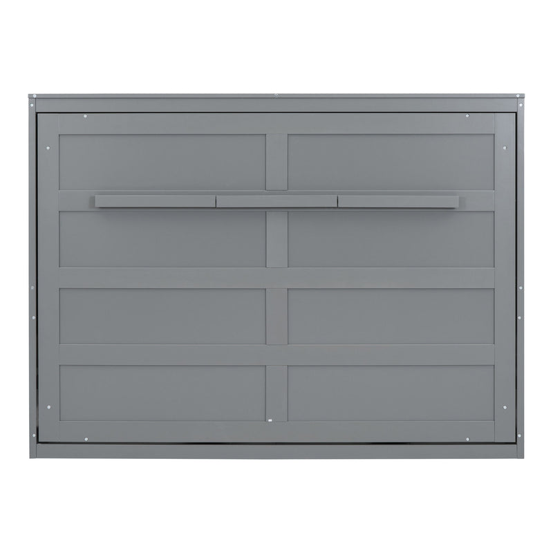 Full Size, Murphy Wall Bed - Gray