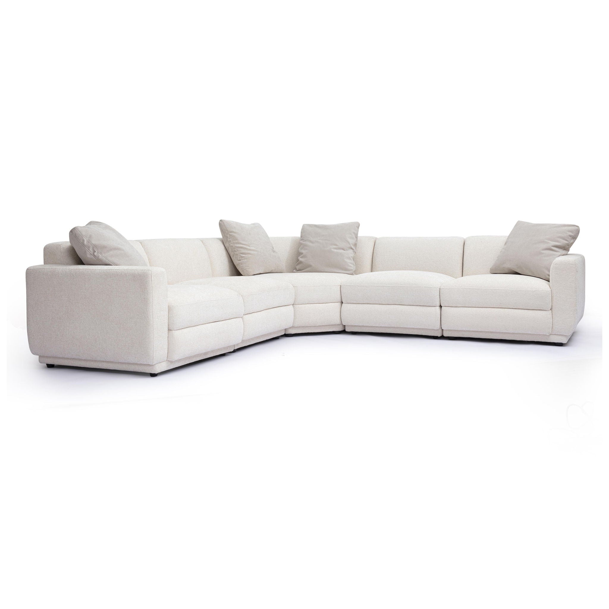 Perry - Modular L-Sectional - Cream - Urban Living Furniture (Los Angeles, CA)