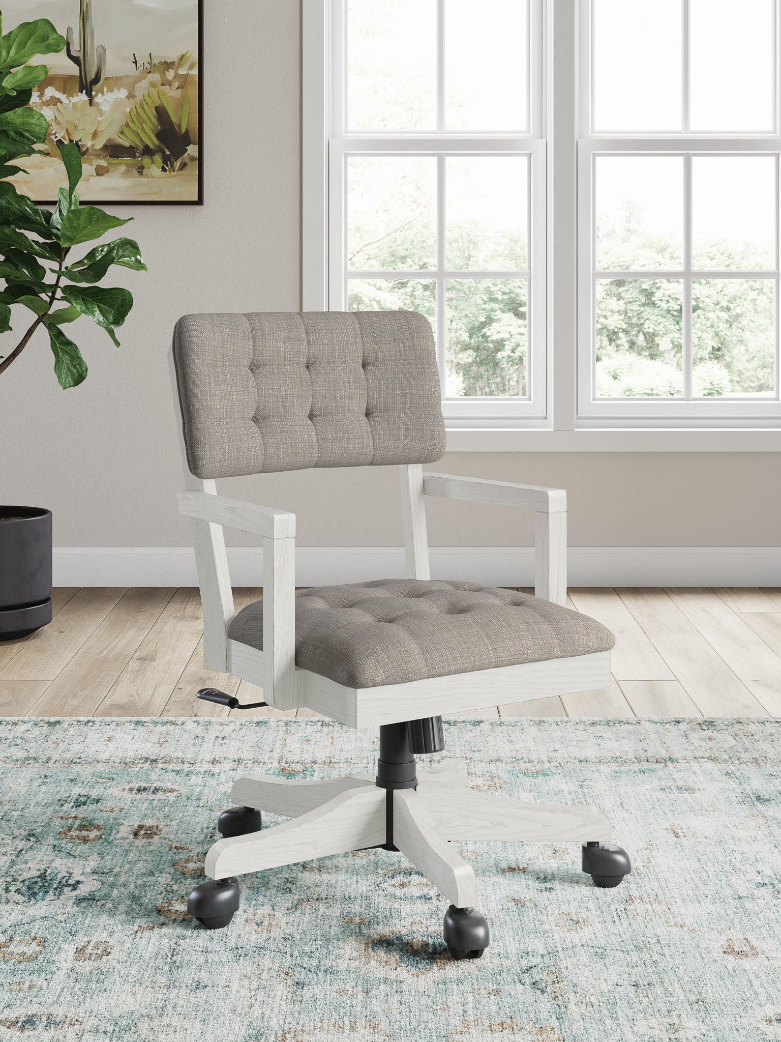 Robbinsdale - Home Office Desk Chair - Antique White - Urban Living Furniture (Los Angeles, CA)