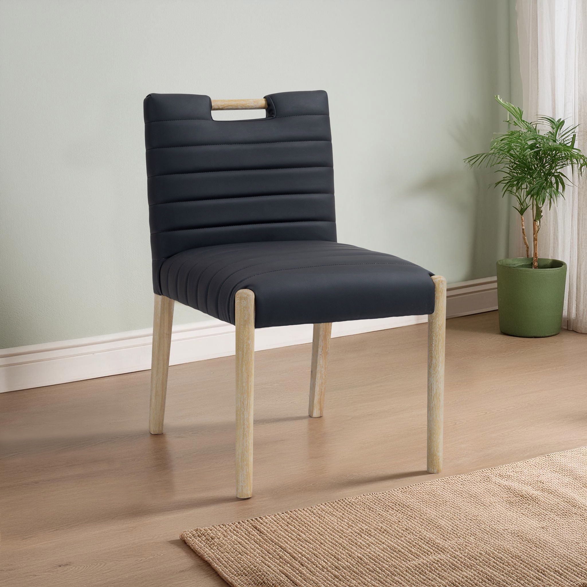 Aimee - Dining Side Chair (Set of 2) - Light Brown Legs - Urban Living Furniture (Los Angeles, CA)