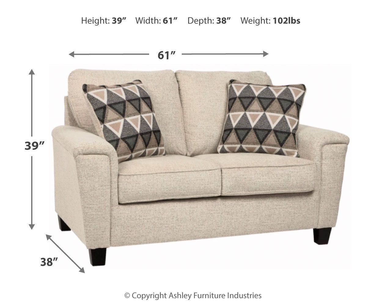 Abinger - Loveseat - Urban Living Furniture (Los Angeles, CA)