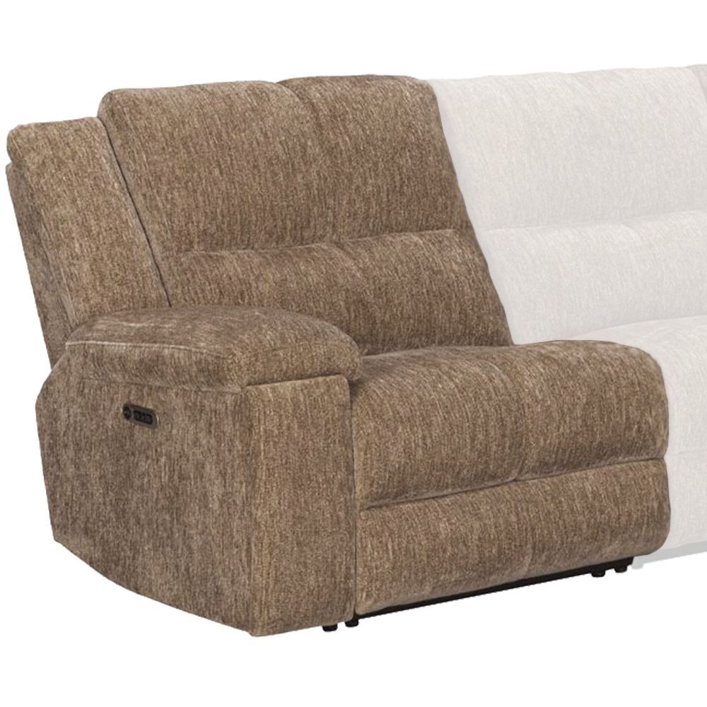 Bronco - Power Left Arm Facing Zero Gravity Recliner P2 - Plush Tobacco