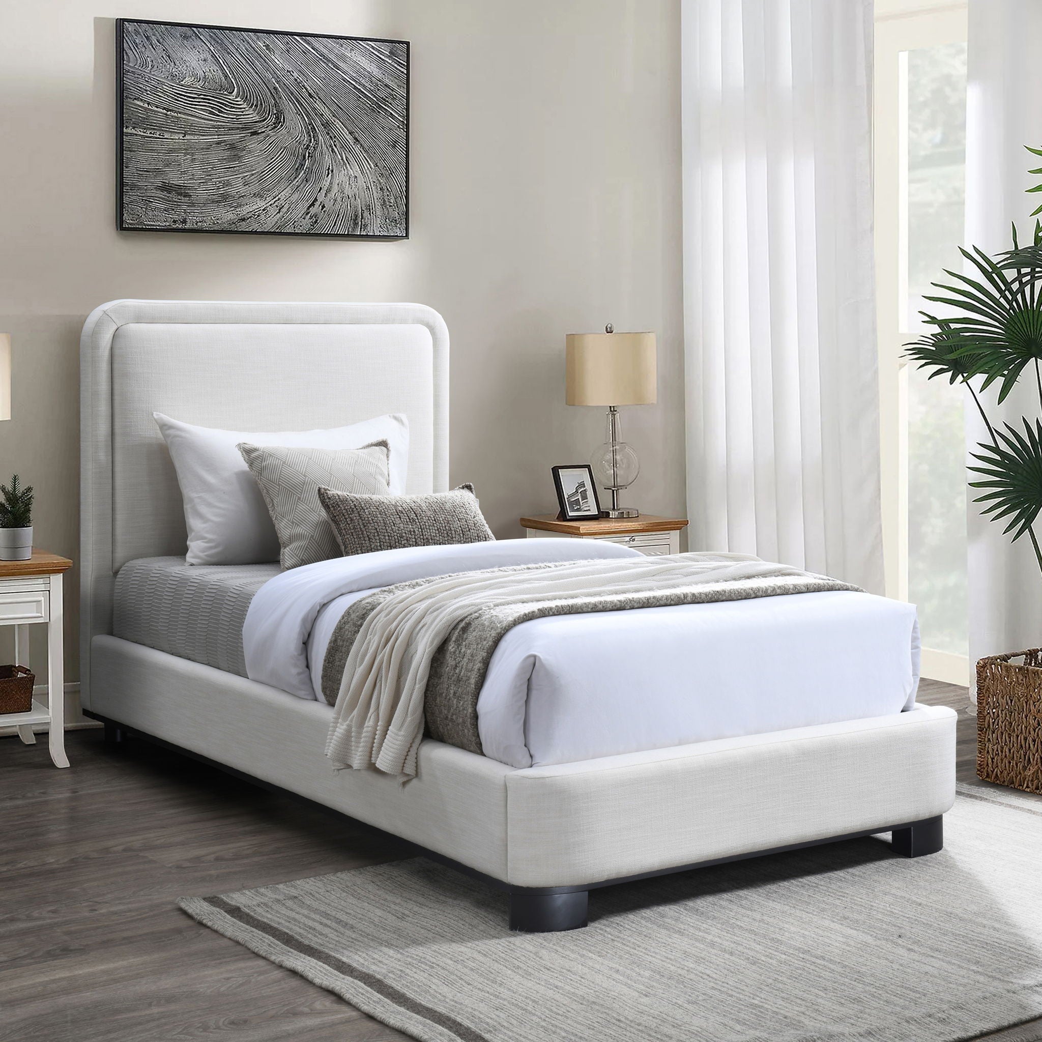 Nolita - Bed With Black Base - Urban Living Furniture (Los Angeles, CA)