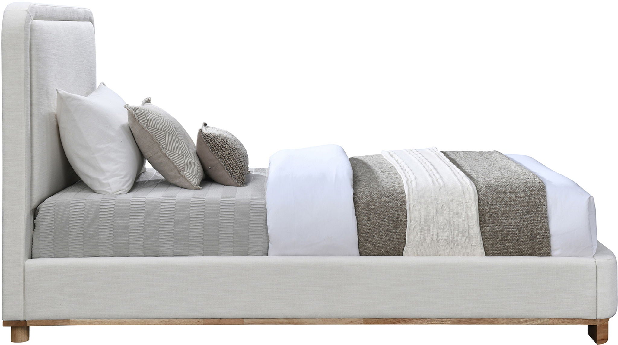 Nolita - Bed With Natural Base - Urban Living Furniture (Los Angeles, CA)
