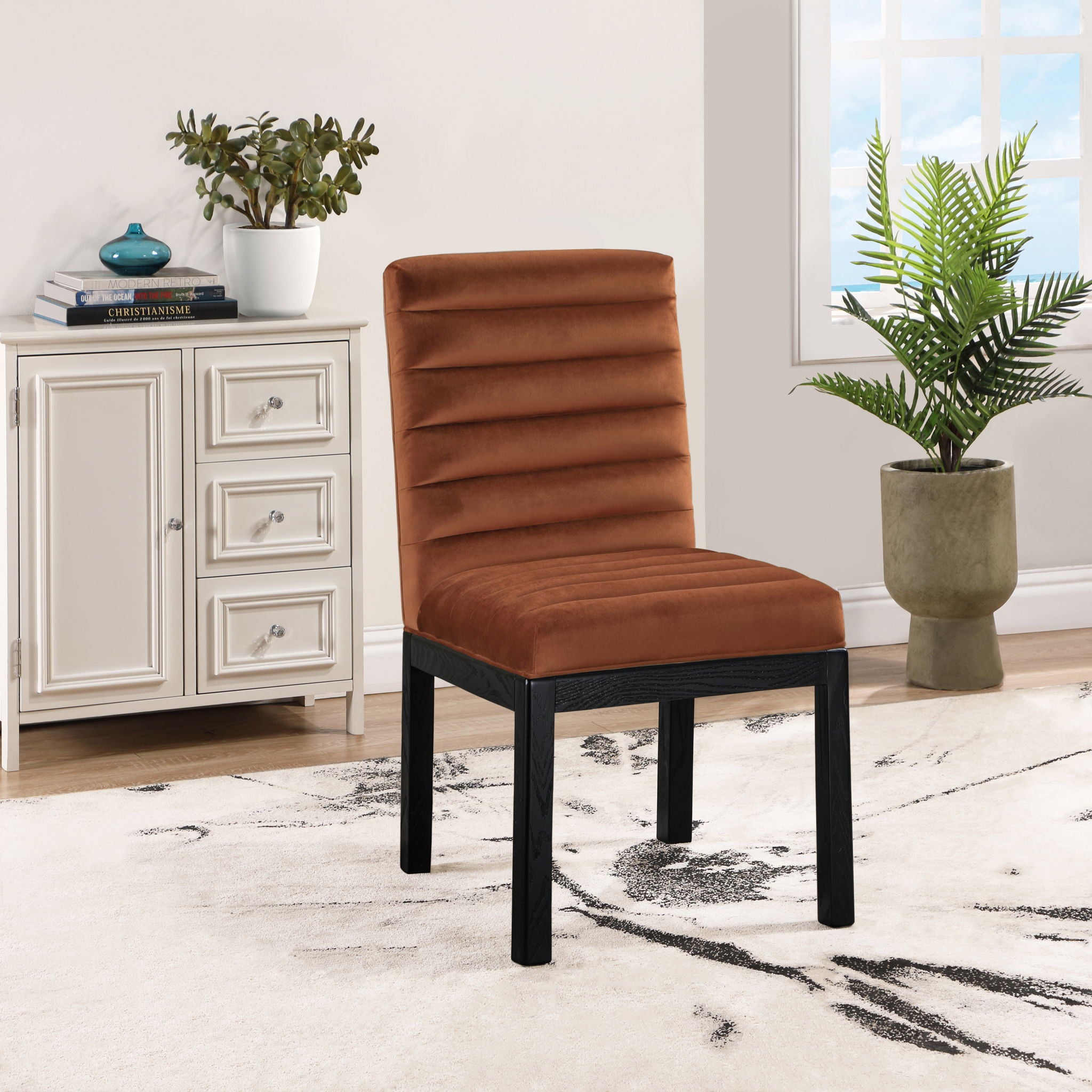 Evelyn - Dining Chair With Black Legs - Urban Living Furniture (Los Angeles, CA)