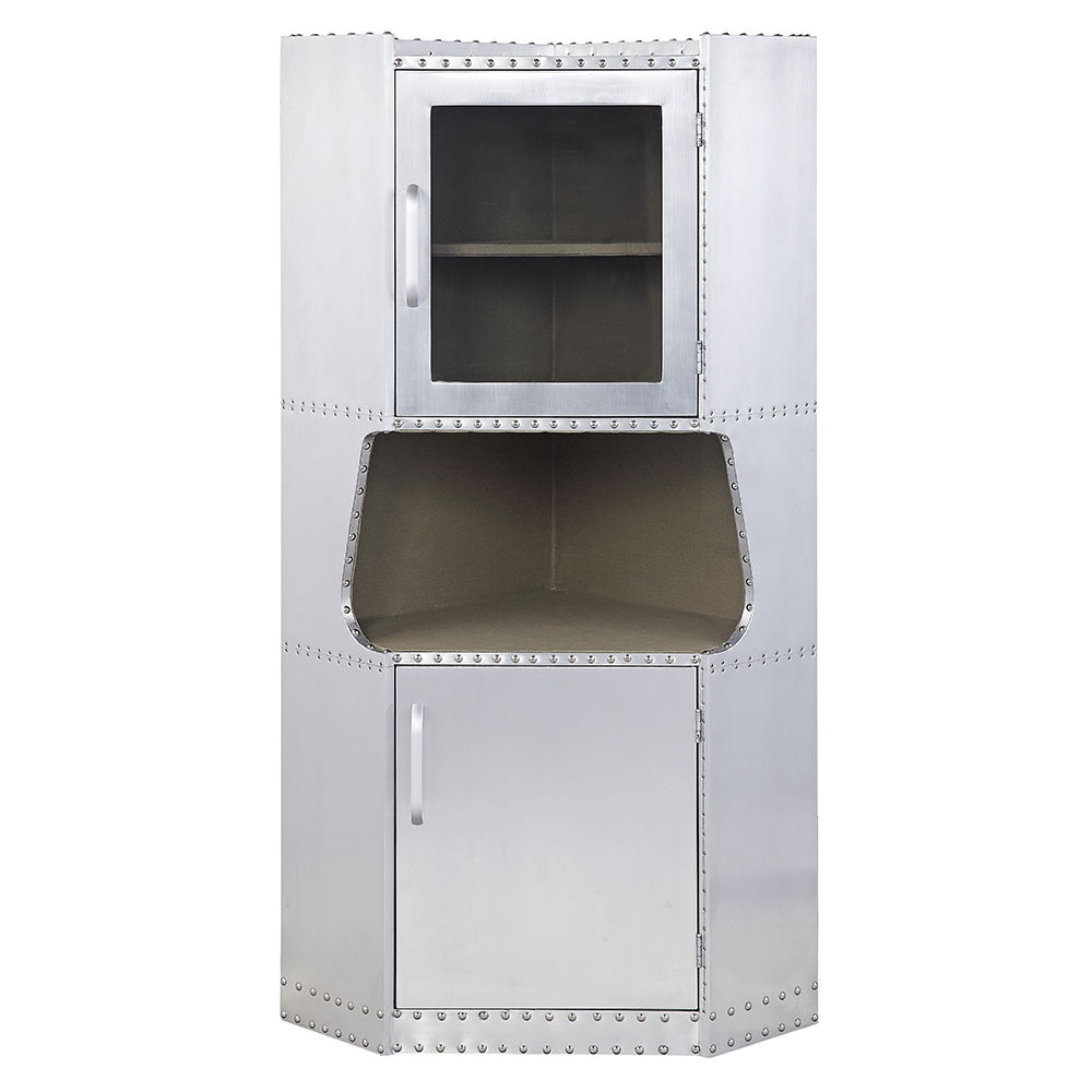 Brancaster - 57" Cabinet - Aluminum - Urban Living Furniture (Los Angeles, CA)