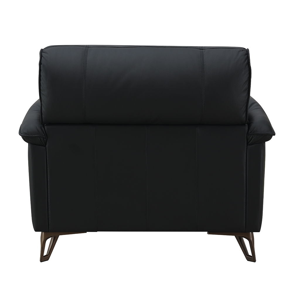 Eilene - Chair - Black Top Grain Leather - Urban Living Furniture (Los Angeles, CA)