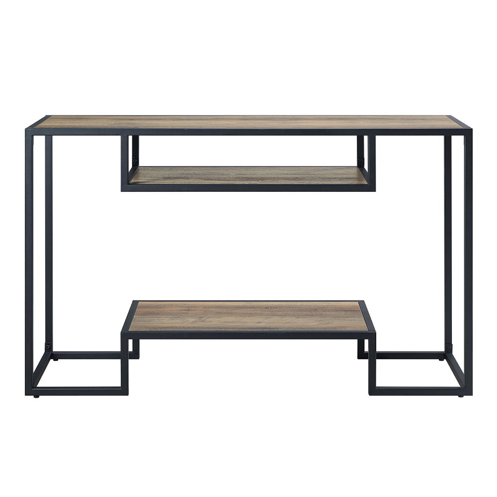 Idella - Sofa Table - Rustic Oak & Black - Urban Living Furniture (Los Angeles, CA)