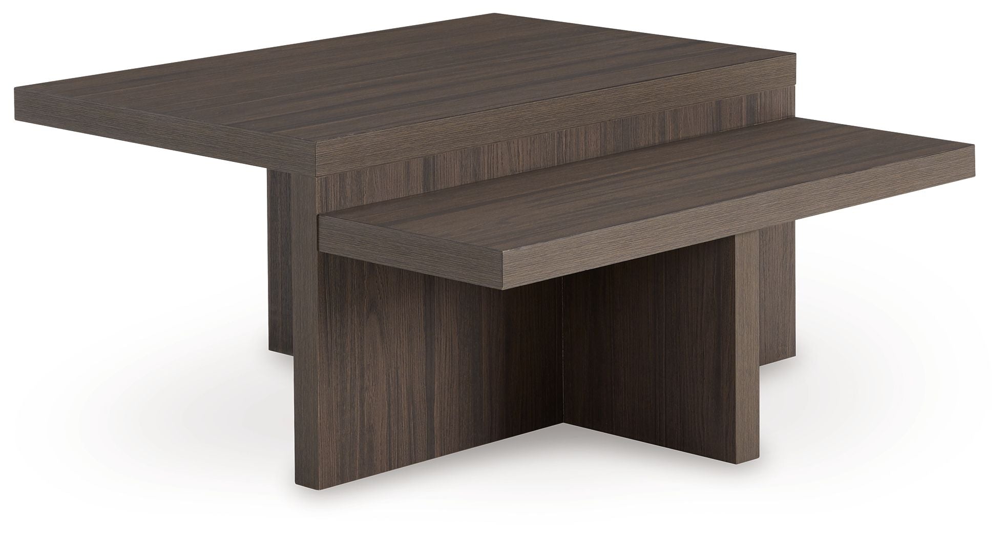 Zendex - Brown - Occasional Table Set (Set of 2) - Urban Living Furniture (Los Angeles, CA)