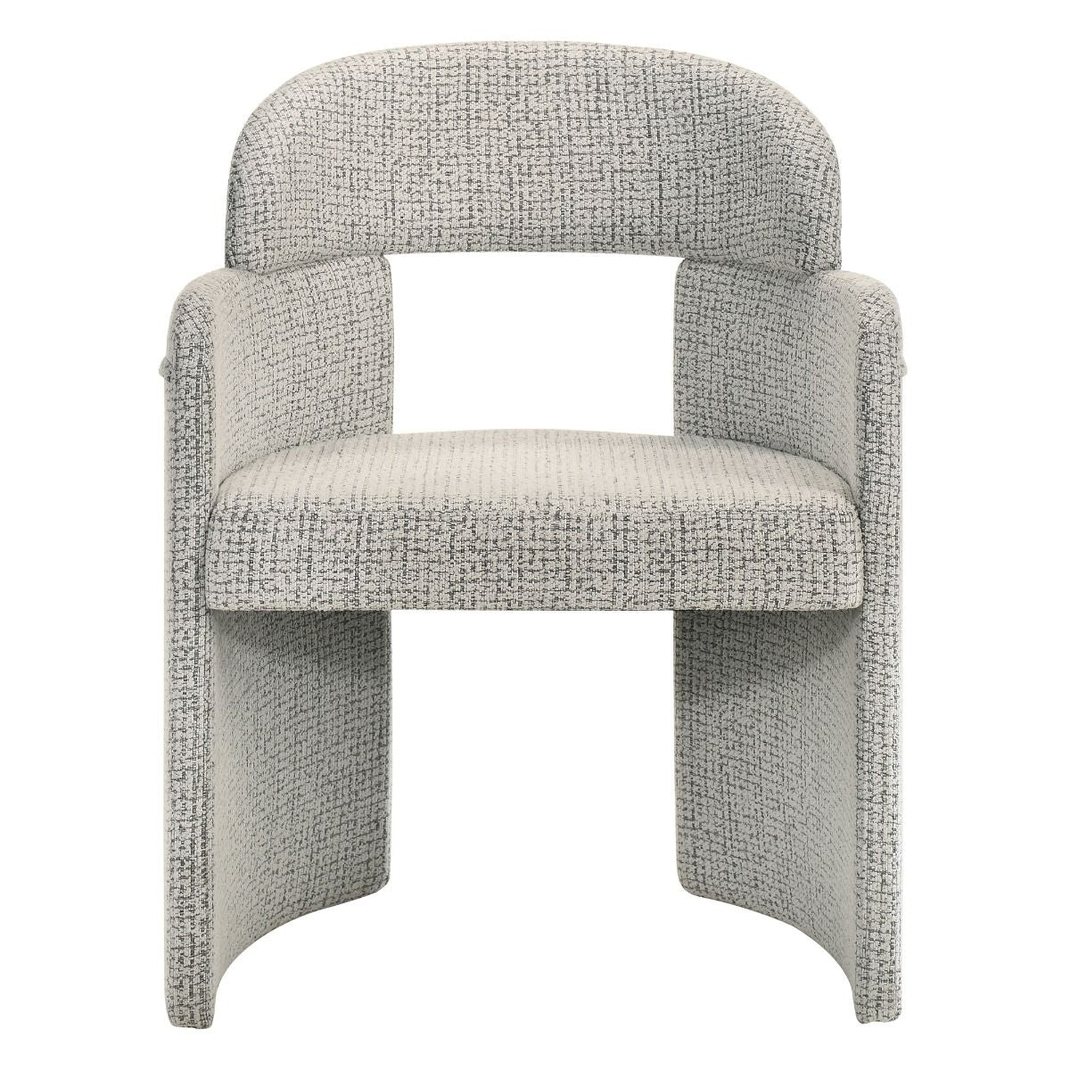 Kyree - Arm Chair (Set of 2) - Chenille & Walnut - Urban Living Furniture (Los Angeles, CA)