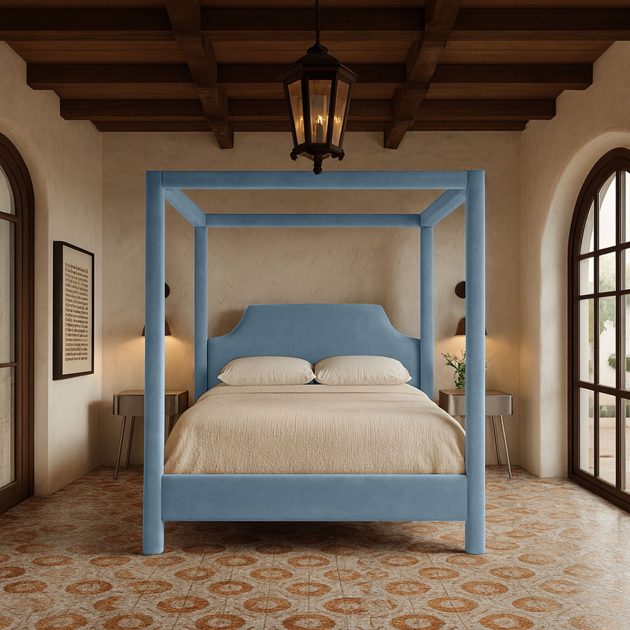 Dawson - Velvet Upholstered Bed - Urban Living Furniture (Los Angeles, CA)