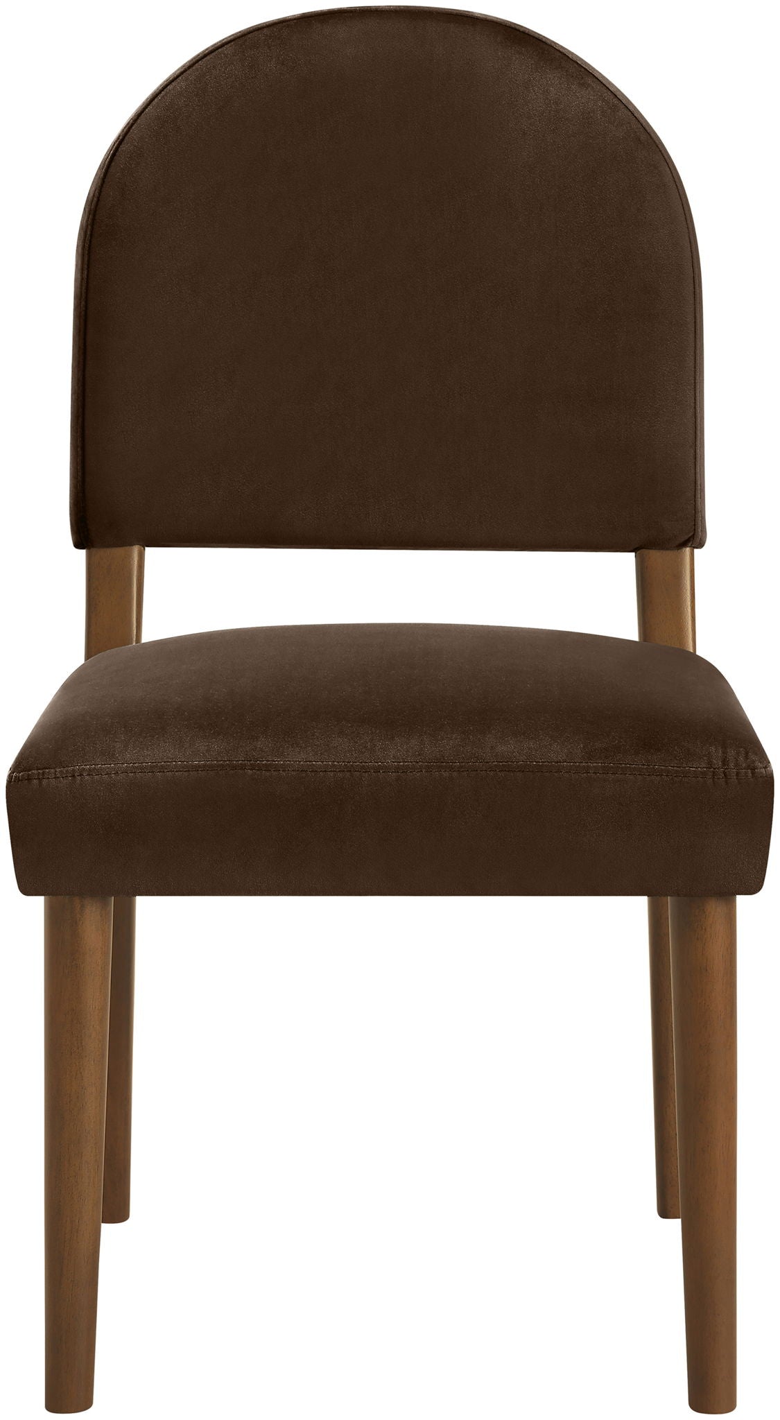 Varinelle - Velvet Dining Chair (Set of 2) - Walnut Frame - Urban Living Furniture (Los Angeles, CA)