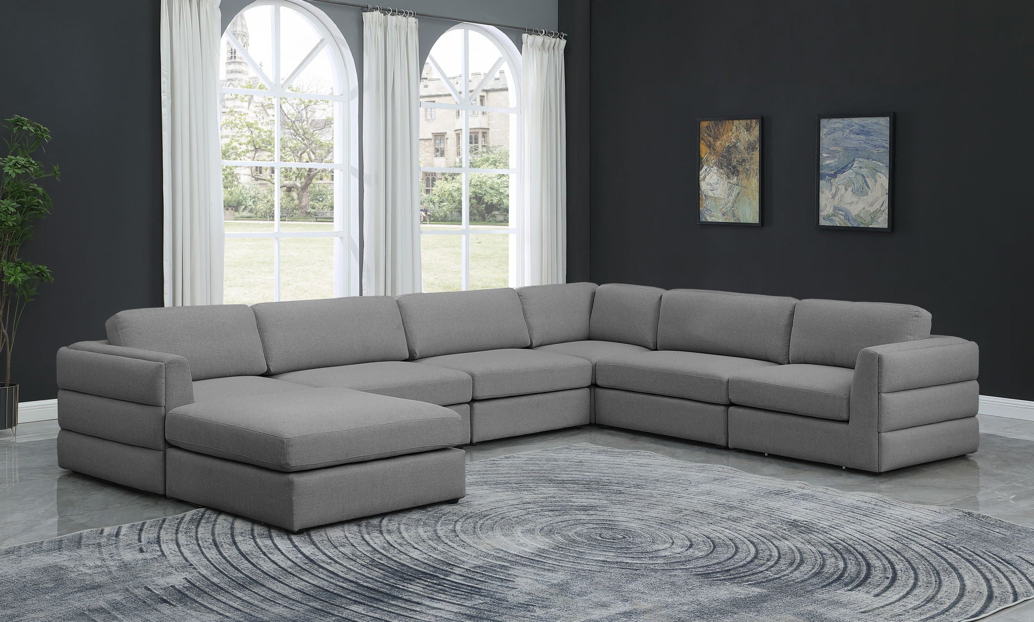 Beckham - 7 Piece Modular Sectional With Chaise - Urban Living Furniture (Los Angeles, CA)
