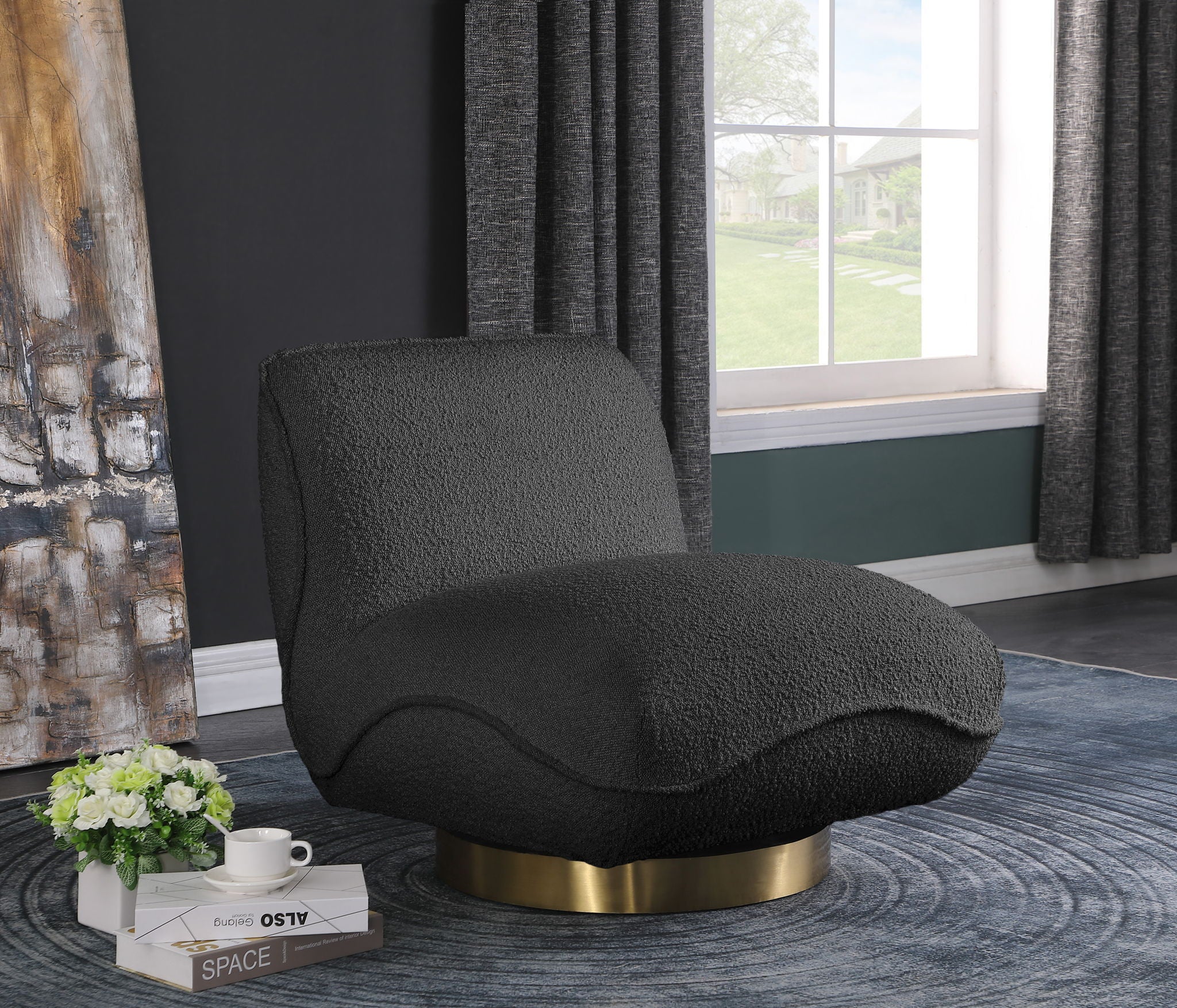Geneva - Swivel Accent Chair - Urban Living Furniture (Los Angeles, CA)