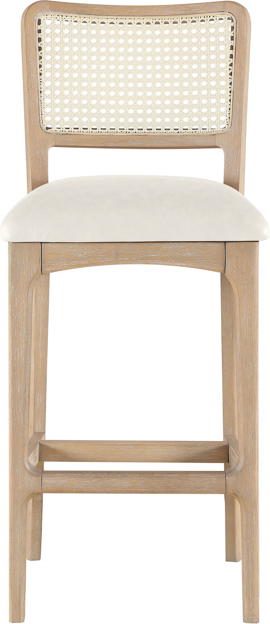 Atrium - Upholstered Bar Stool (Set of 2) - Brushed Natural Frame - Urban Living Furniture (Los Angeles, CA)