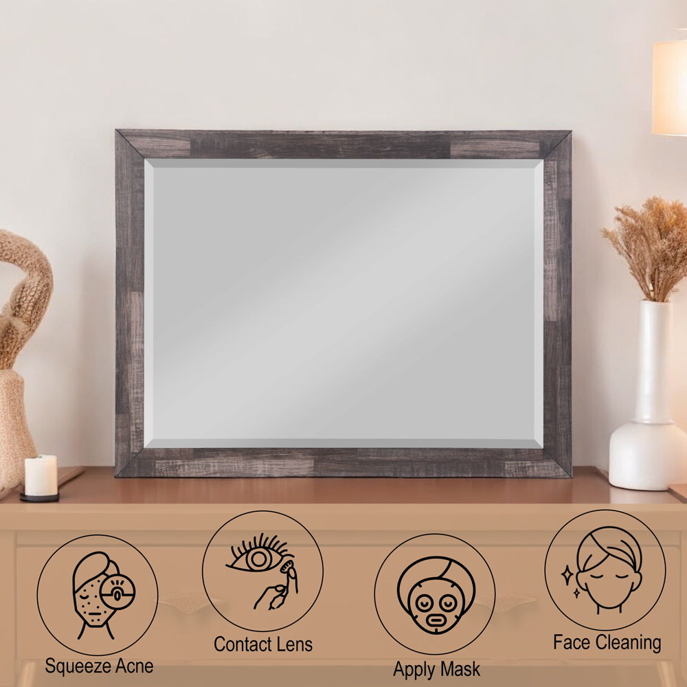 Juniper - Mirror - Dark Oak - Urban Living Furniture (Los Angeles, CA)