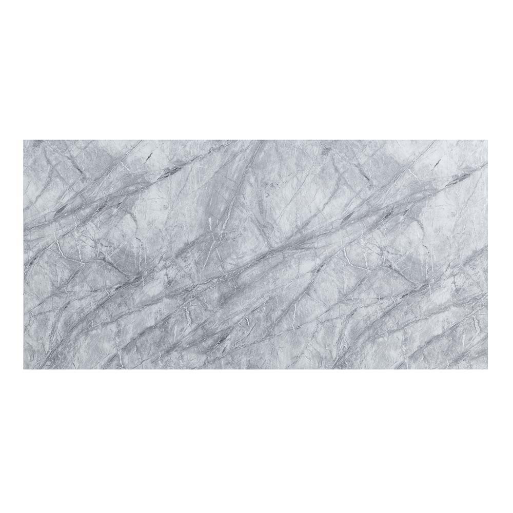 Destry Dining Table - Faux Marble Top & Mirrored Silver Finish - Urban Living Furniture (Los Angeles, CA)