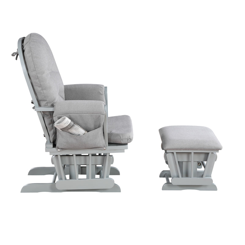 Mason - Glider And Ottoman Gray Wood - Urban Living Furniture (Los Angeles, CA)