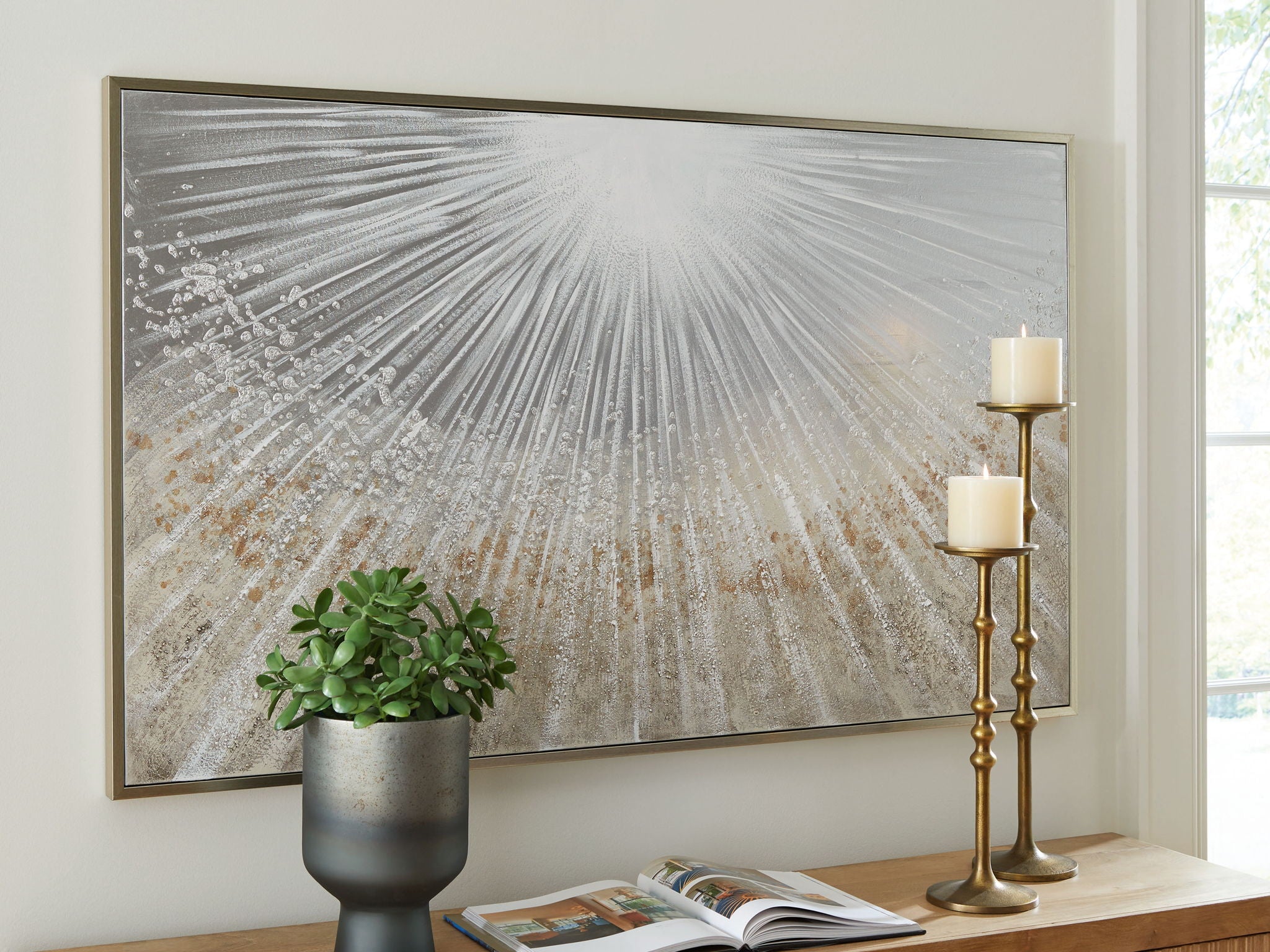 Waldard - Gray / Taupe / White - Wall Art - Urban Living Furniture (Los Angeles, CA)