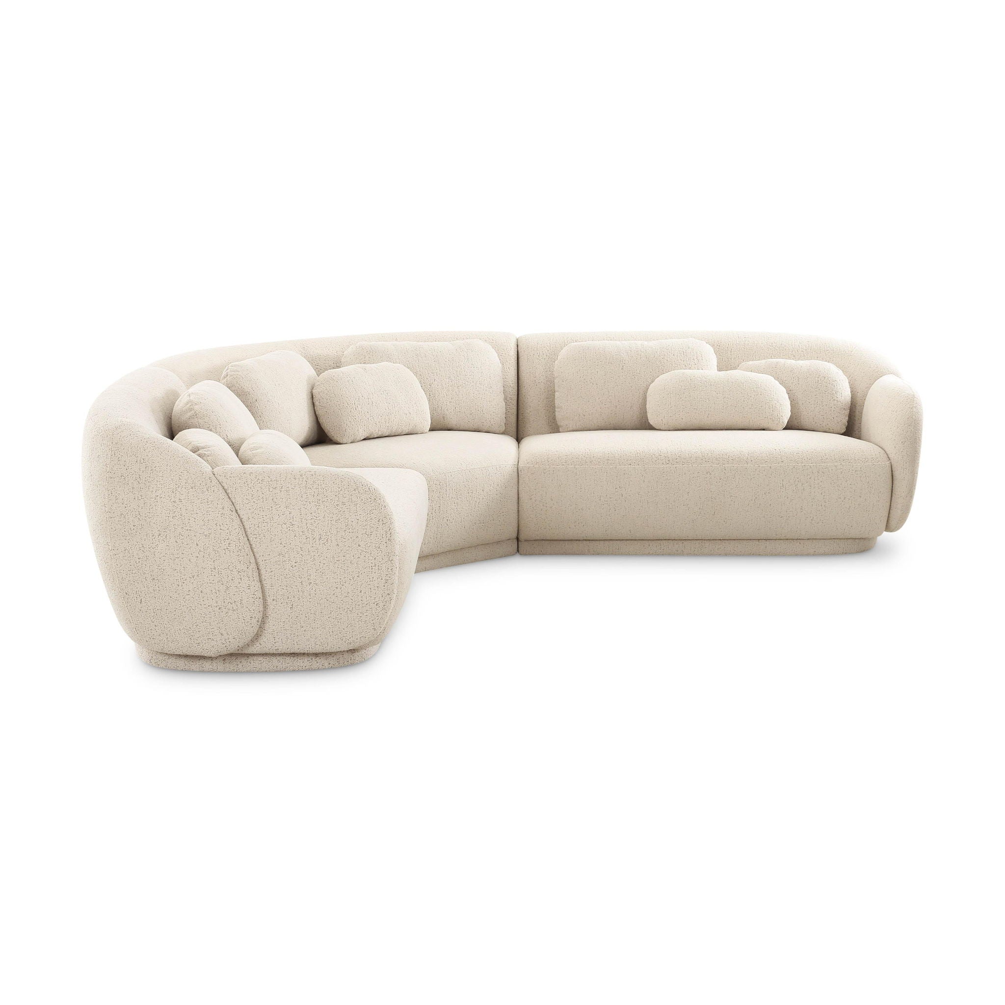Misty - Boucle Sectional - Urban Living Furniture (Los Angeles, CA)