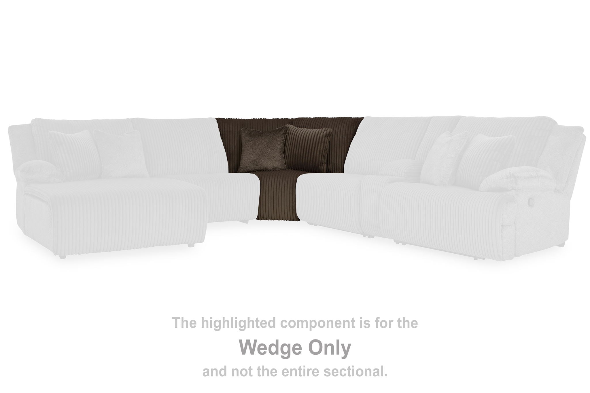 Top Tier - Chocolate - Wedge - Urban Living Furniture (Los Angeles, CA)