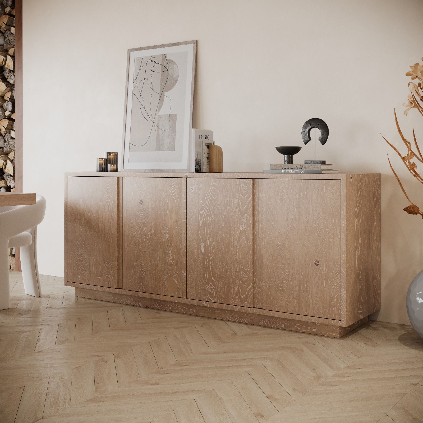 Cyrus - Sideboard / Buffet - Natural - Urban Living Furniture (Los Angeles, CA)
