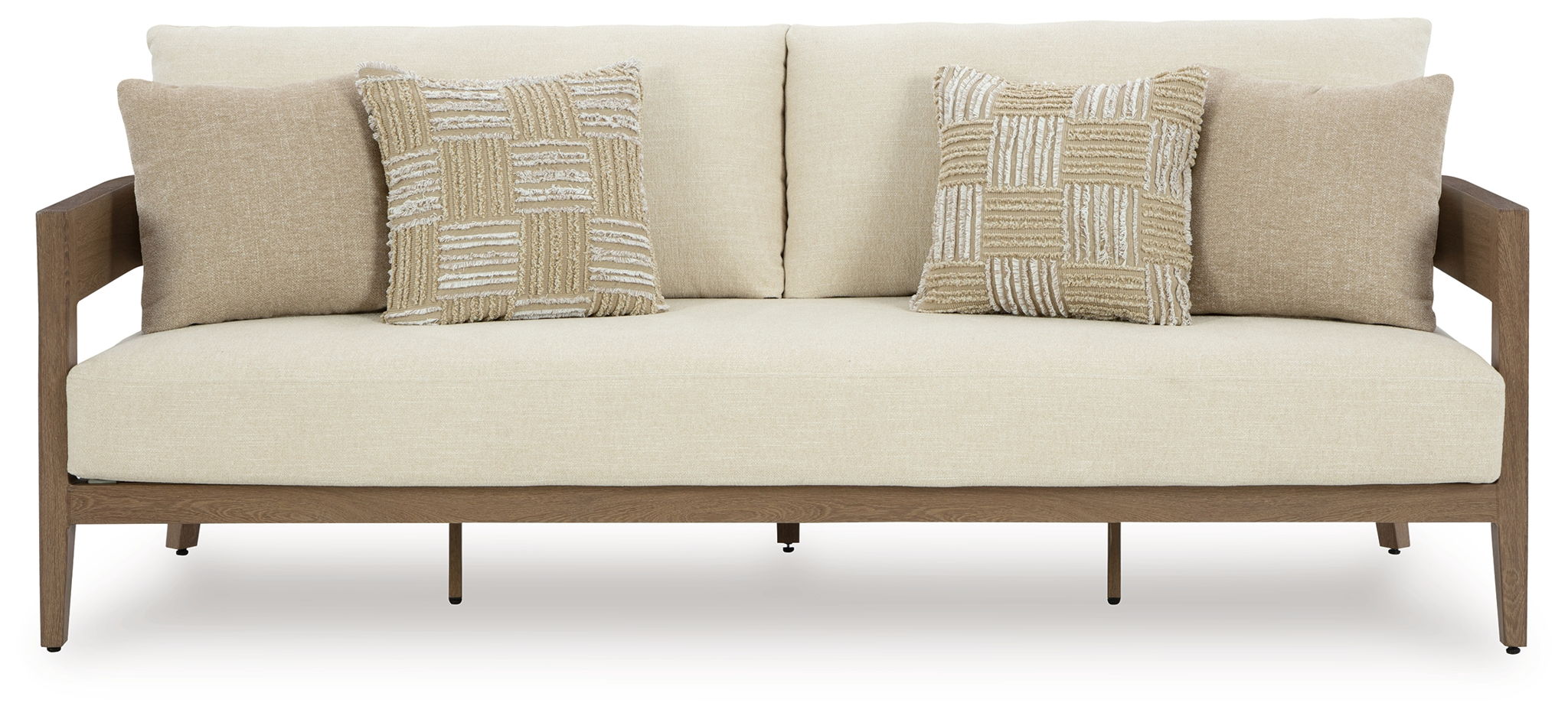 Serene Bay - Dark Brown / White - Sofa With Cushion - Urban Living Furniture (Los Angeles, CA)